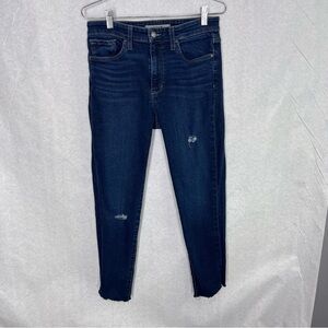 Joe jeans, distressed skinny dark wash size 29